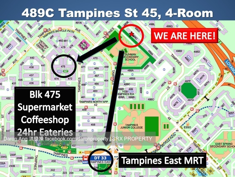 Blk 489C Tampines Street 45 (Tampines), HDB 4 Rooms #203729321